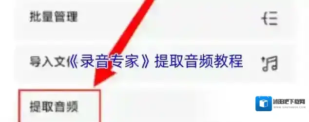 录音专家提取音频