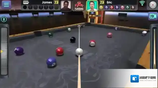 3D台球台球游戏