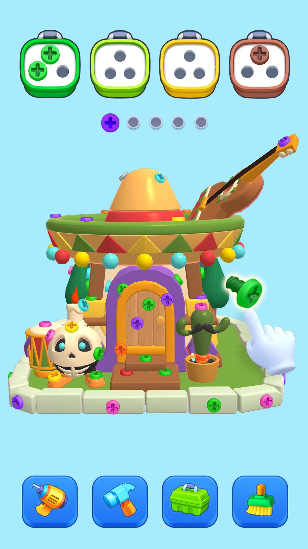 疯狂拧螺丝游戏游戏