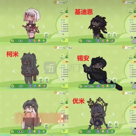 嘟嘟脸恶作剧各属性核心角色介绍