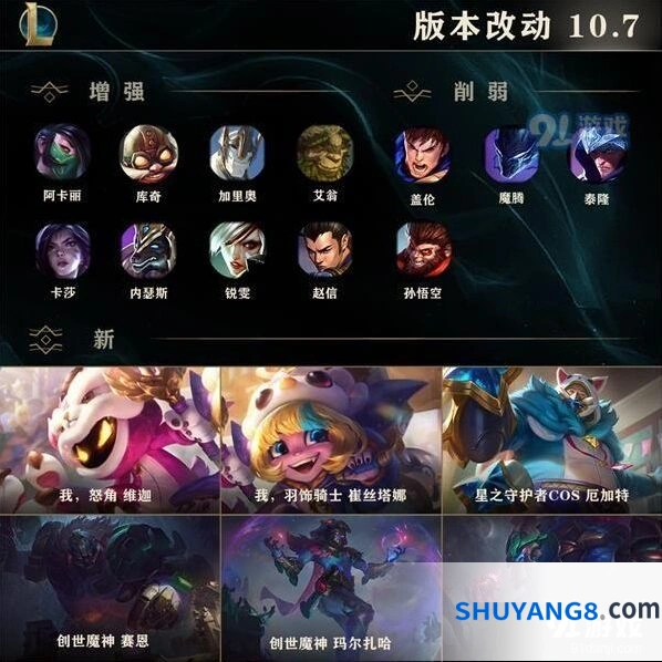 英雄联盟10.7版本教程 4月2日版本更新一览