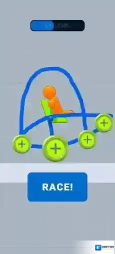 画辆碰碰车划线