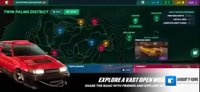 静态换挡赛车车辆