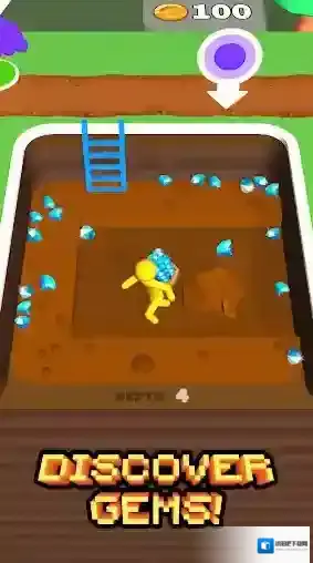 看谁挖的深解锁