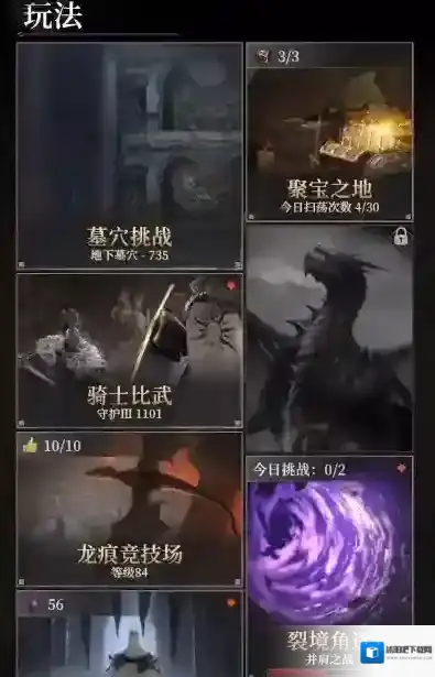 地下城堡4：骑士与破碎编年史能力