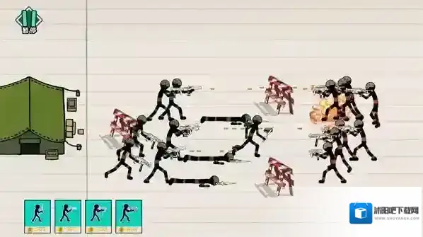 火柴人纸上谈兵游戏在哪下载 火柴人纸上谈兵免广告版下载