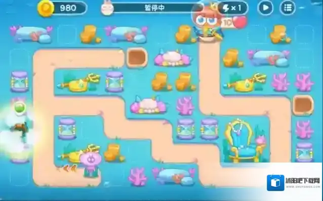 保卫萝卜4海的闺女第23关攻略