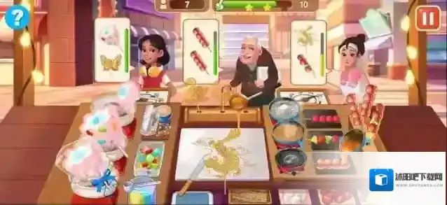 楼下的早餐店客人