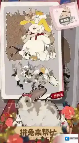 挤在一起的兔兔关卡