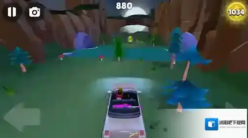 失控下山障碍物