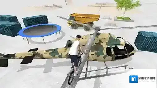 小轮车空间在公园