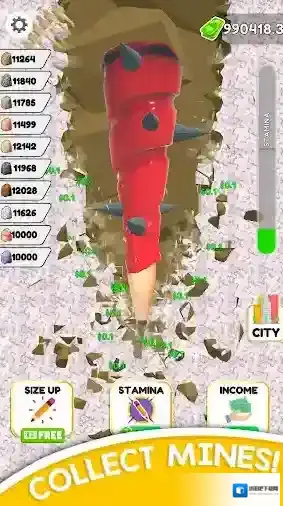 铅笔挖掘建造城市城市