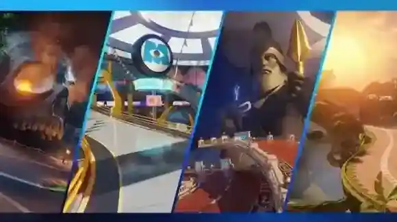 迪士尼无限飞车赛道