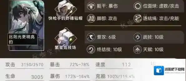 崩坏星穹铁道饮月毕业面板是多少 饮月君毕业面板遗器详解