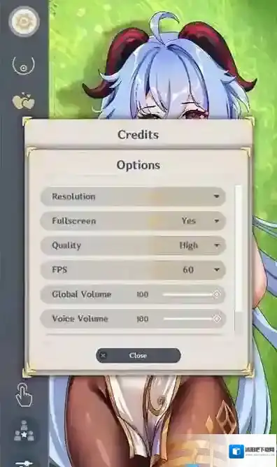 甘雨触摸怎么换角色？