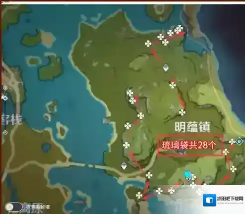 原神琉璃袋怎么采集 采集琉璃袋路线分享