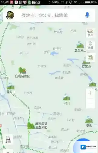 百度地图点击