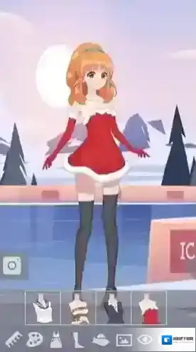 动漫女孩爱打扮搭配