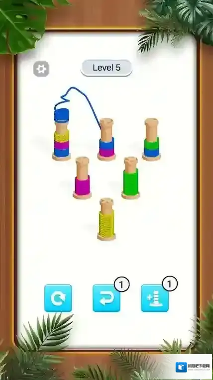 绳子色彩拼图块