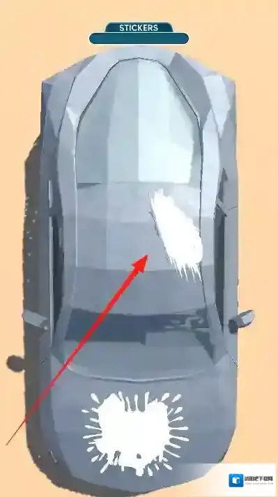 汽车涂鸦3d贴纸