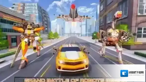鸵鸟机器人汽车变形战争城市
