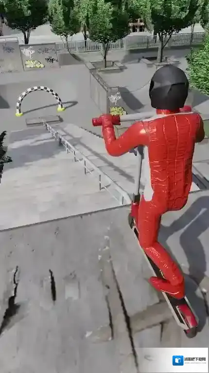 弹弓滑板车游戏赛道