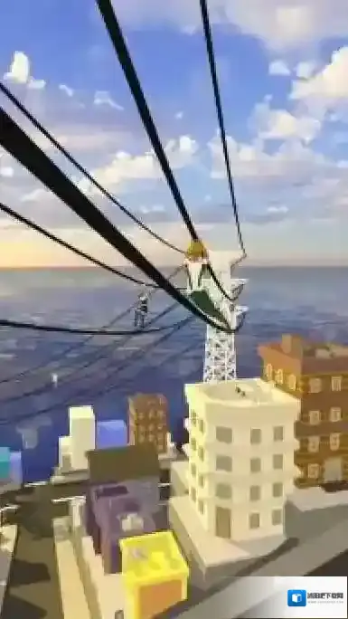 高压电塔跑酷道具