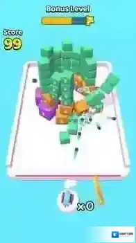 命中方块3D消除