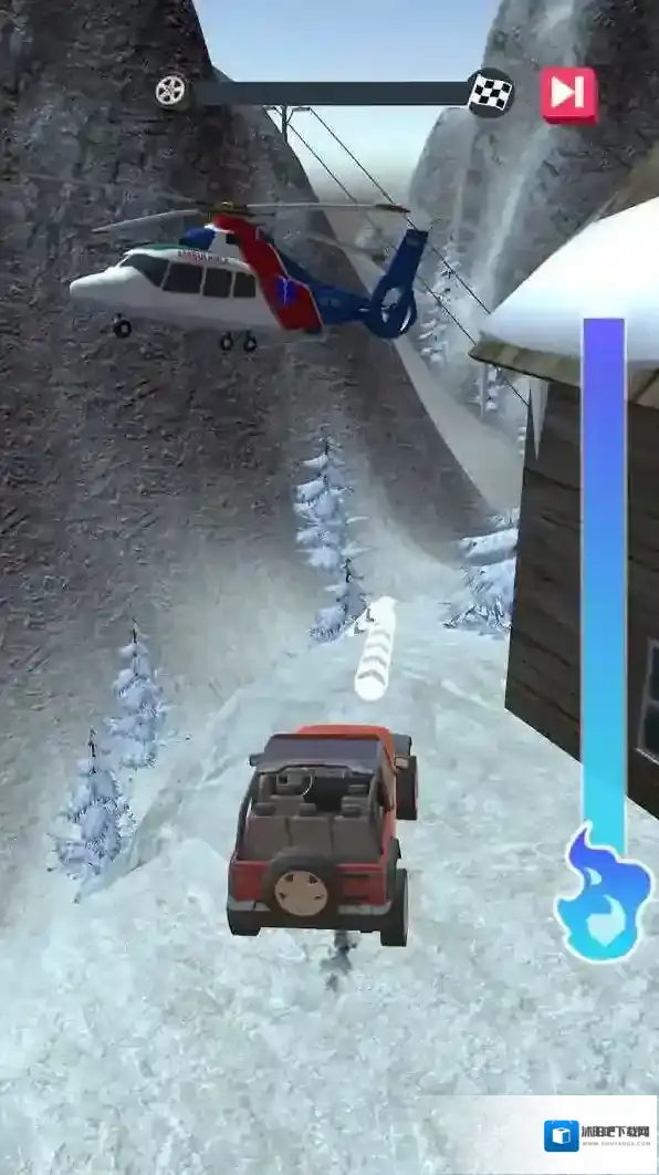 爬坡越野车地形