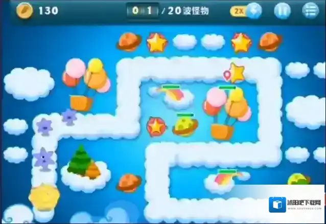 保卫萝卜天际第9关攻略