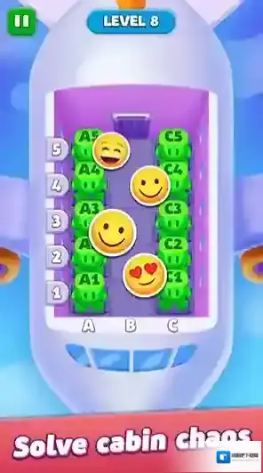 飞机冲刺整理座位游戏