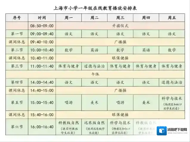 上海空中课堂空中课堂