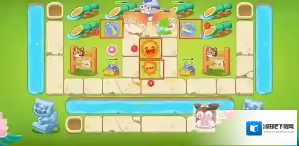 保卫萝卜4在中间