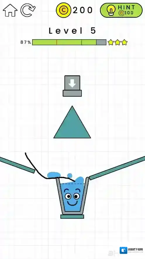 快乐玻璃杯5关怎么过 HappyGlass第5关三星通关攻略