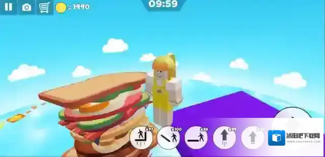 逃脱三明治岛跑酷场景