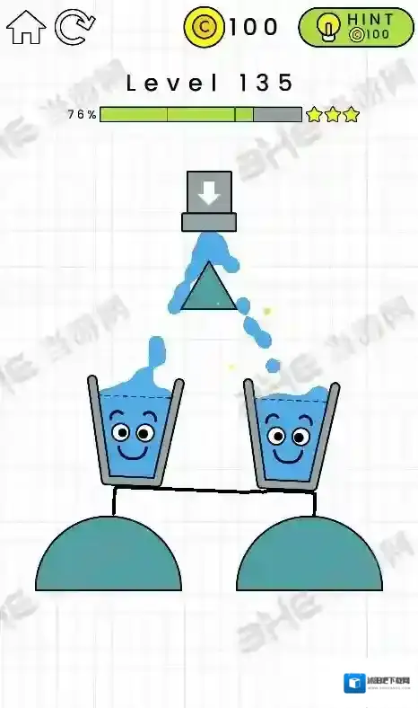 快乐玻璃杯135关怎么过 HappyGlass第135关三星通关攻略