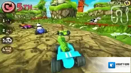 动物世界卡丁车赛道