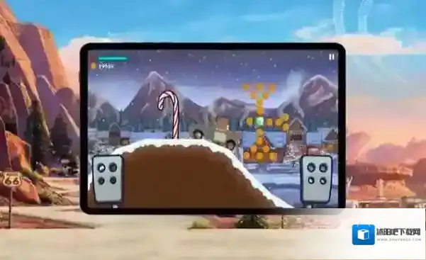 终极的山地跑车山地