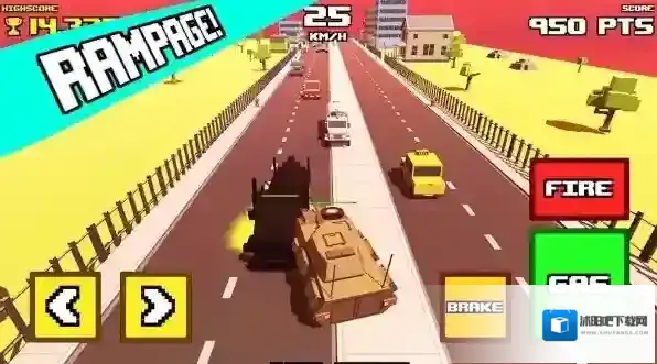 疯狂之路坦克横冲直撞坦克