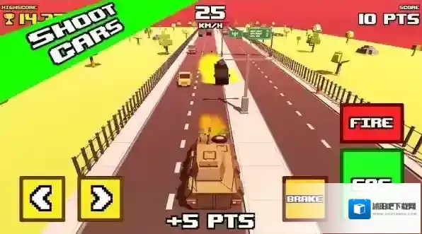 疯狂之路坦克横冲直撞破坏