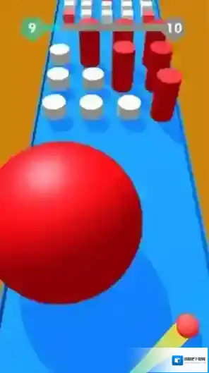 颜色冲撞球球3D关卡