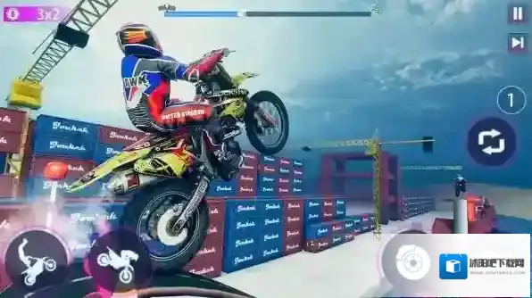 真正摩托车特技赛道