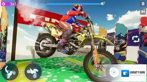 真正摩托车特技特技