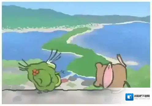 旅行青蛙天桥立明信片介绍 天桥立图鉴