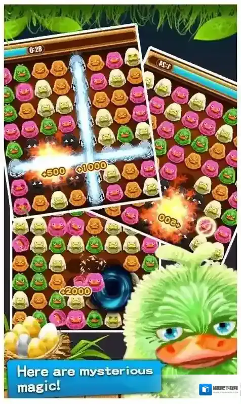 怪鸭对对碰消除