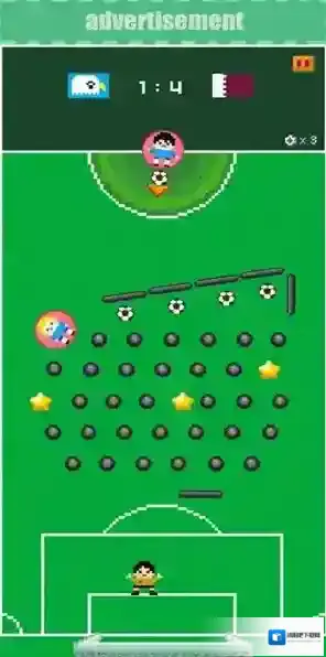 运气足球队射门