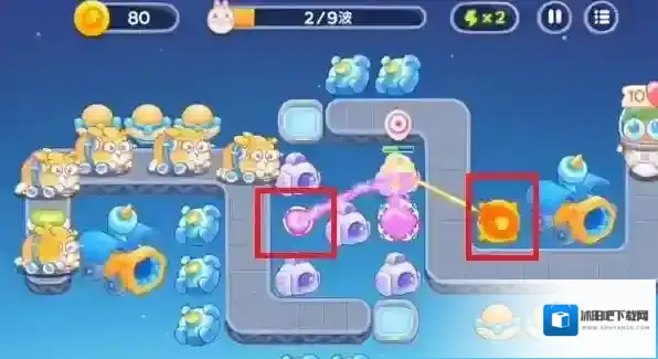 保卫萝卜4在中间