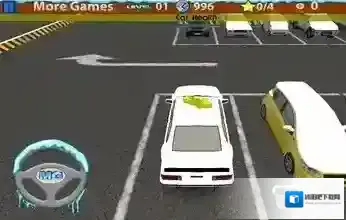 狂热雪天停车泊车