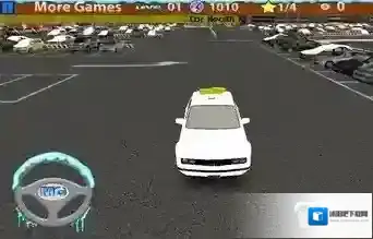 狂热雪天停车停车