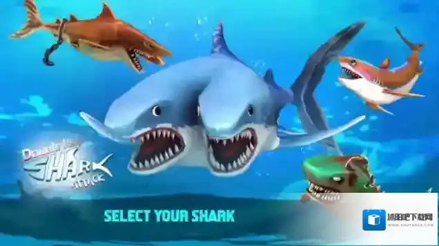 双头鲨攻击鲨鱼